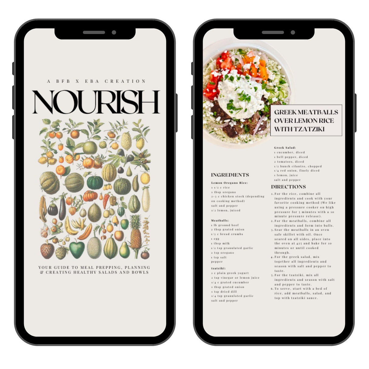 NOURISH RECIPE EBOOK