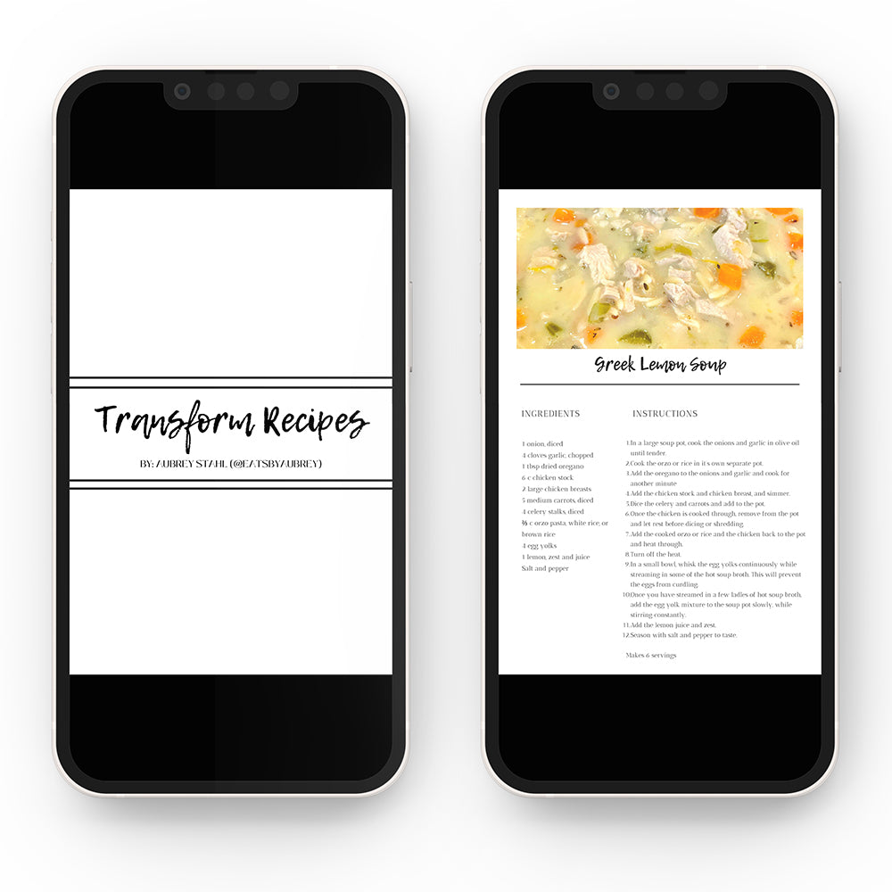 Transform Guide Recipes
